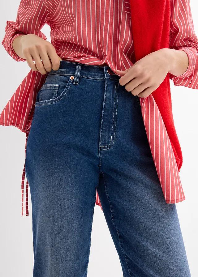 JEANSY DAMSKIE MOM JEANS BAWEŁNA