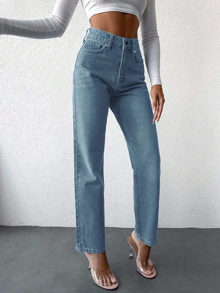 NIEBIESKIE SPODNIE JEANS 