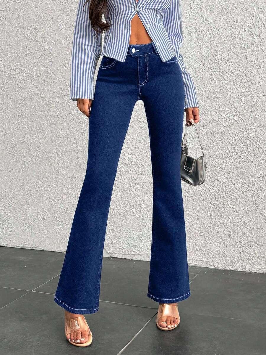 NIEBIESKIE SPODNIE JEANS