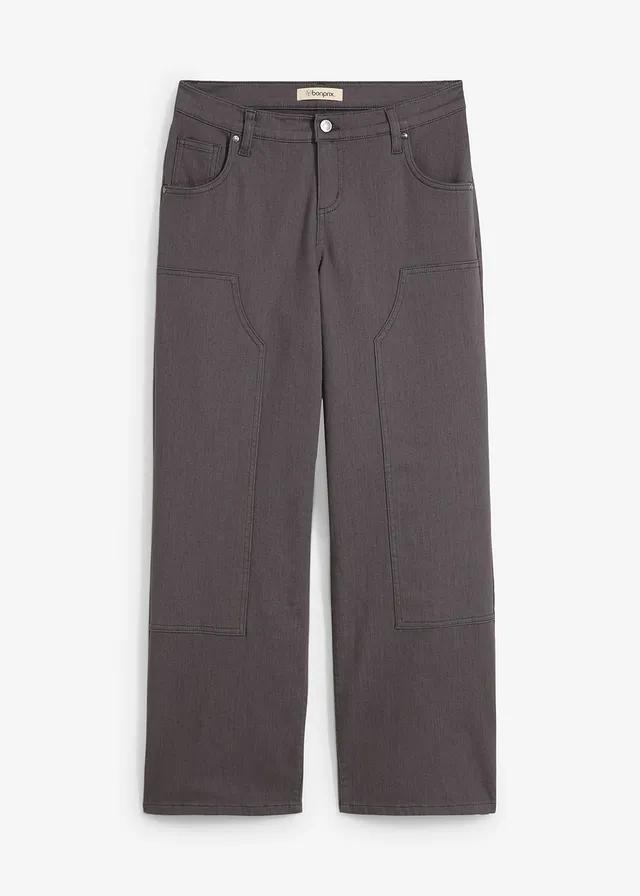 szare spodnie jeans