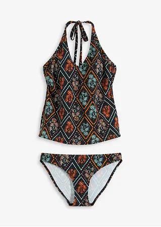 TANKINI Z DEKOLTEM HALTER 