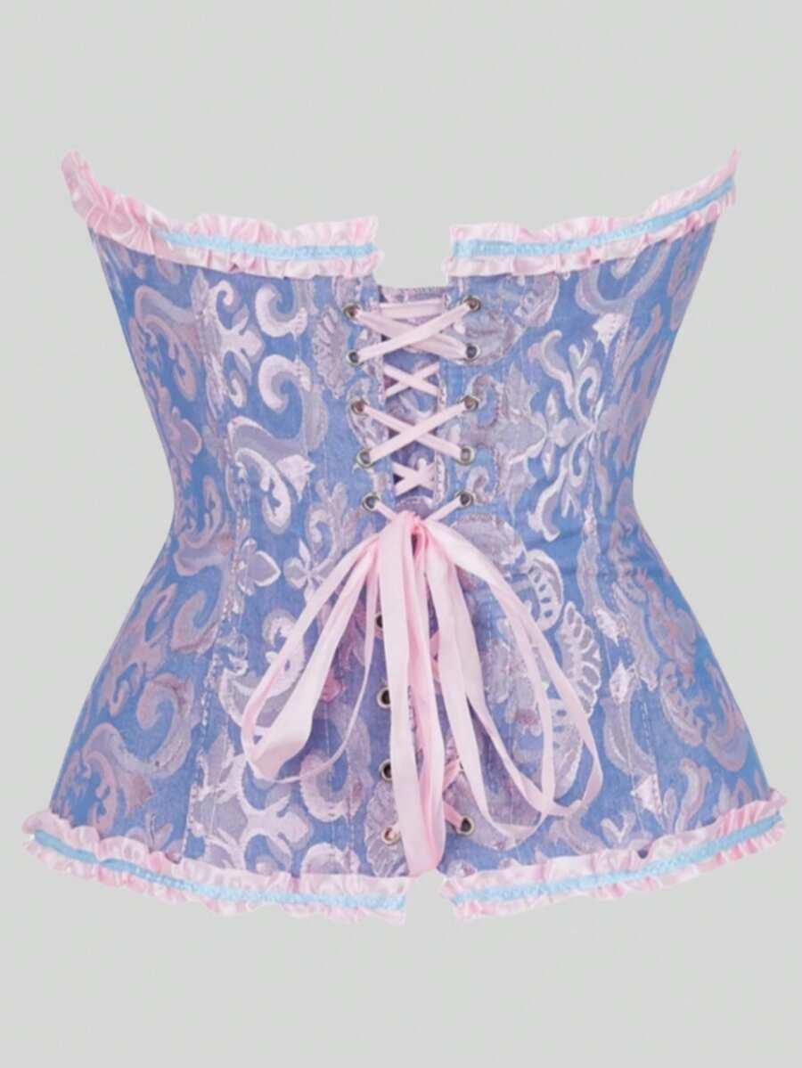 gorset wiązanie wzór ornamenty