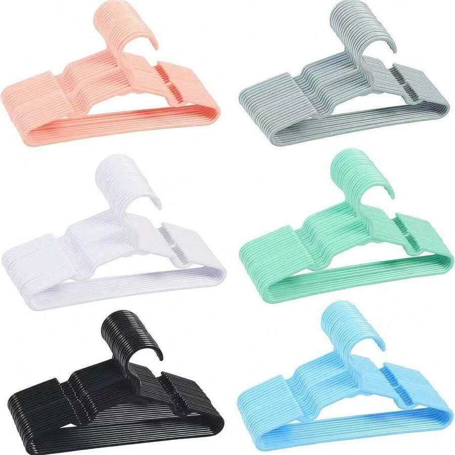 białe wieszaki 20-pack