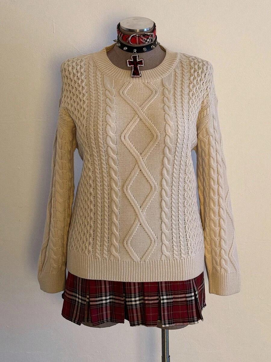 SWETER DAMSKI BEŻOWY