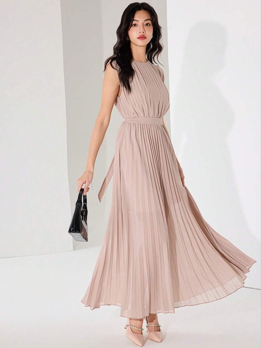 PLISOWANA MAXI SUKIENKA