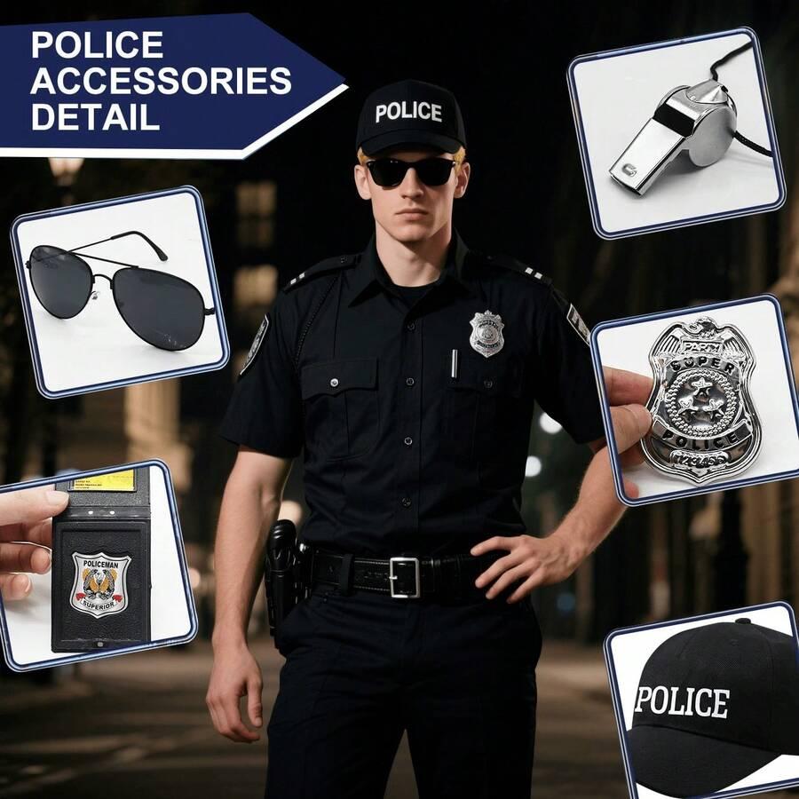 ZESTAW AKCESORIÓW KOSTIUMOWYCH policjant