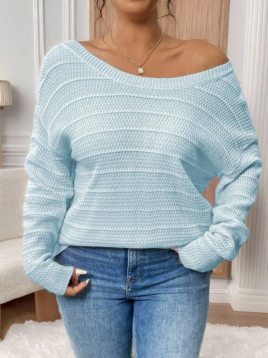 SWETER Z OZDOBNĄ KOKARDĄ