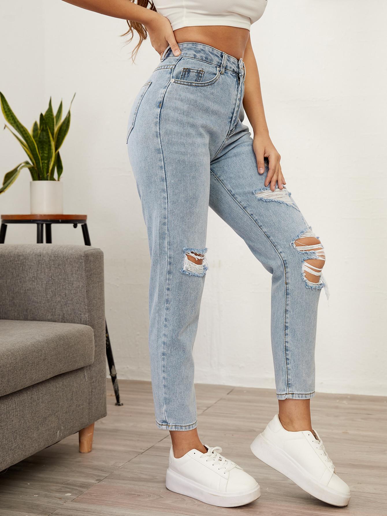 NIEBIESKIE SPODNIE JEANS
