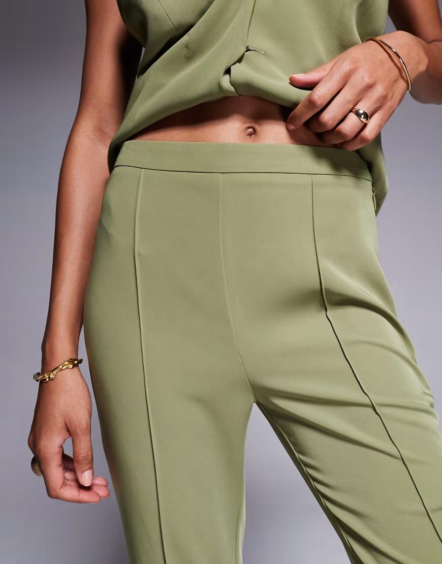 ZIELONE SPODNIE CASUAL 