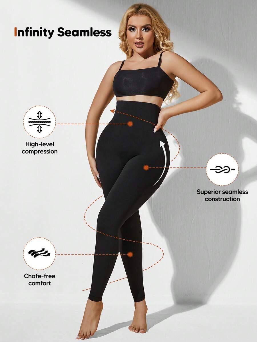 CZARNE LEGGINSY wysoki stan