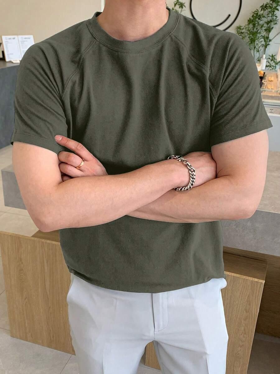 ZIELONY T-SHIRT BASIC