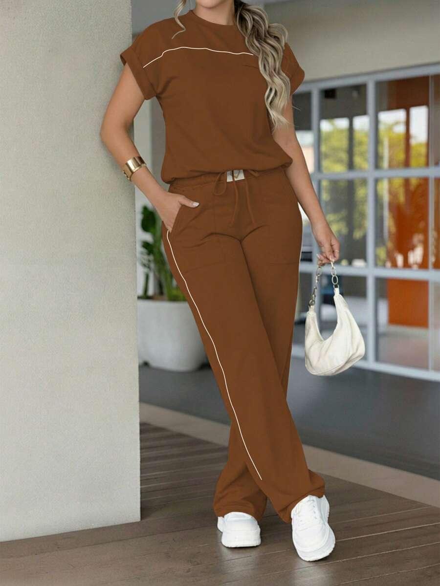 BLUZKA SPODNIE KOMPLET