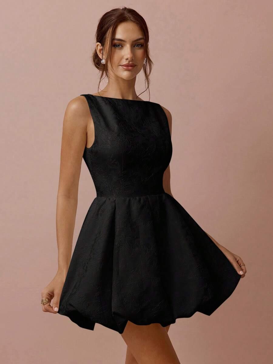 czarna mini sukienka 