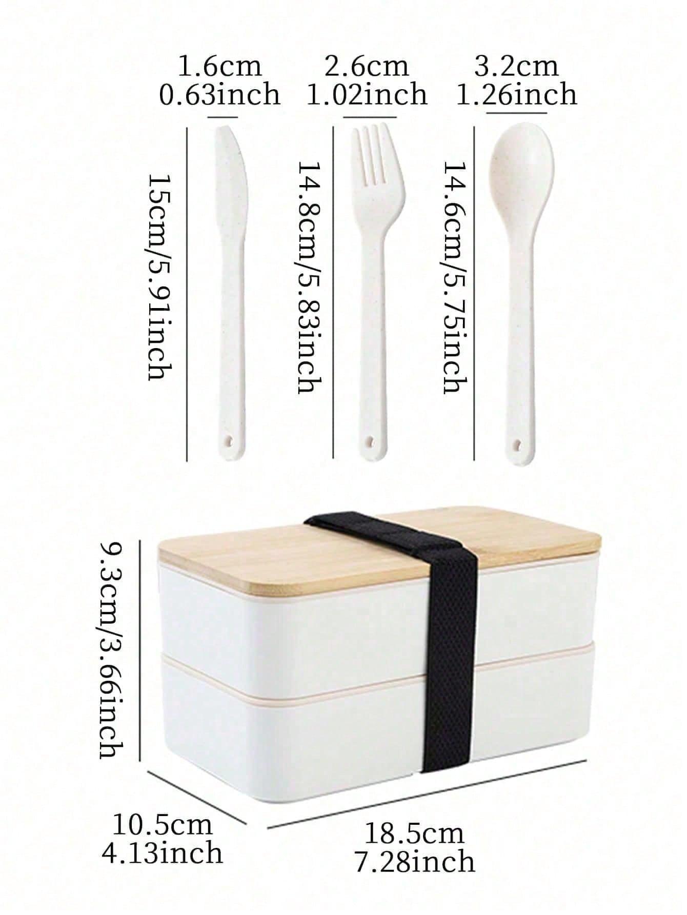 Pudełko na lunch lunchbox sztućce