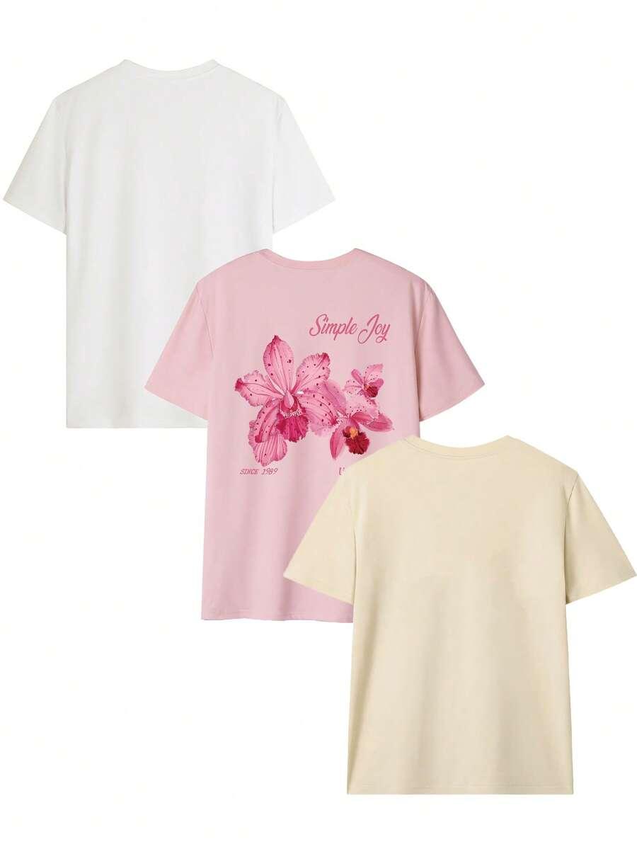 T-SHIRT OKRĄGŁY DEKOLT 2-PACK