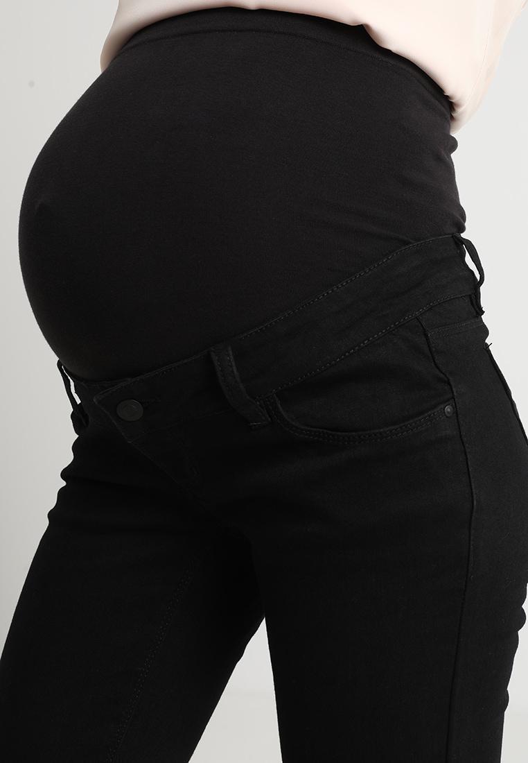 CZARNE SPODNIE CIĄŻOWE JEANS