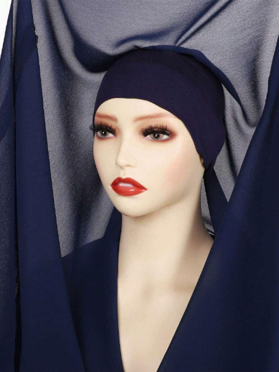 niebieska chusta hidżab