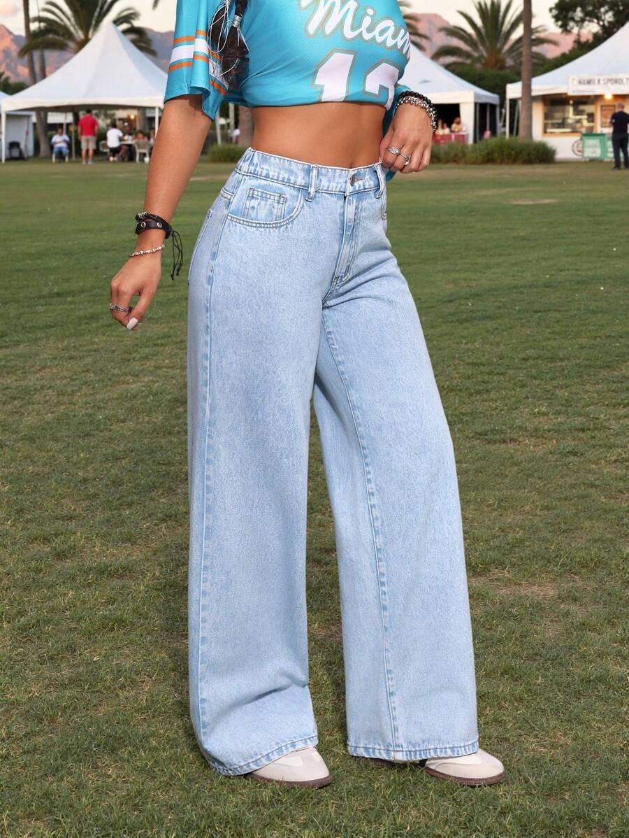 NIEBIESKIE SPODNIE JEANS