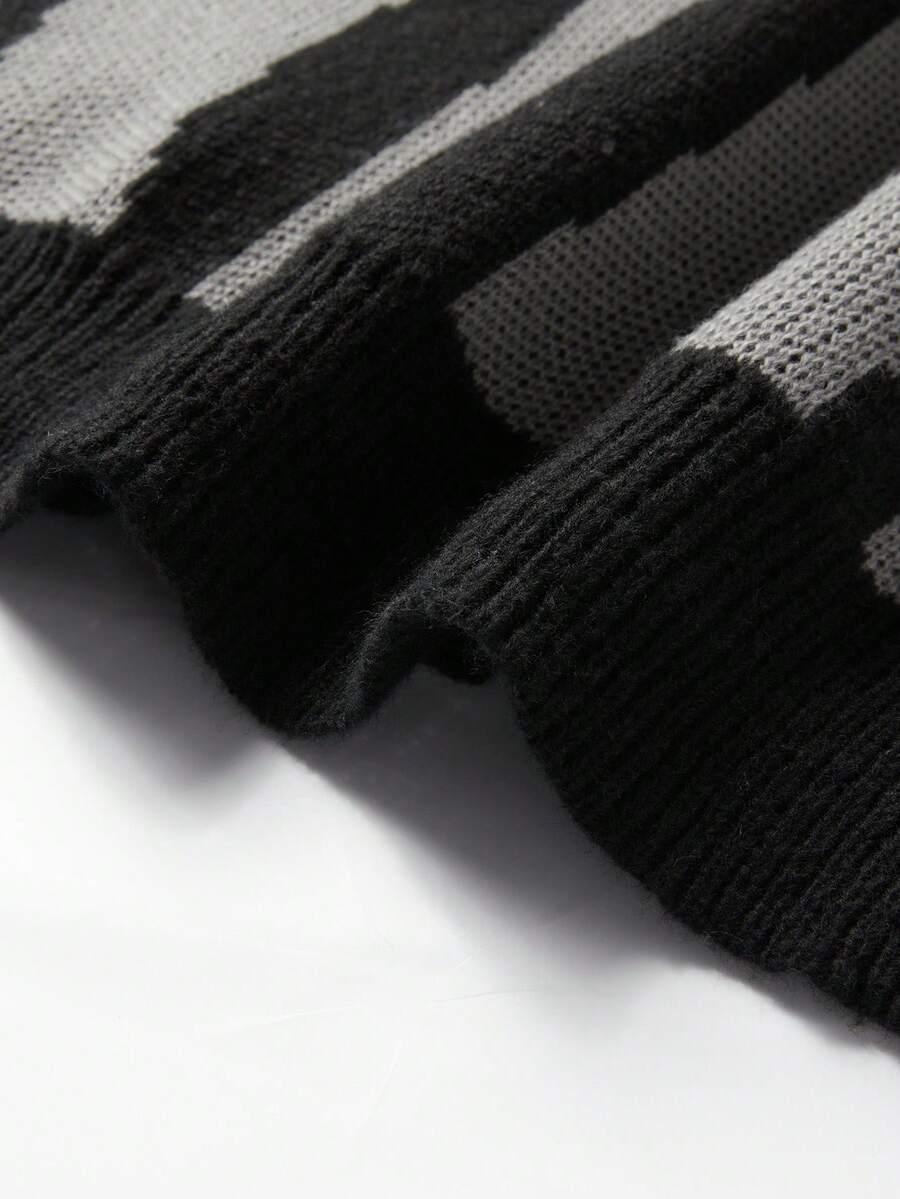 dzianinowy sweter wzór