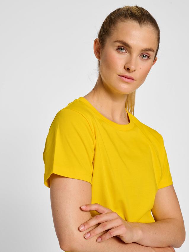 ŻÓŁTY T-SHIRT BASIC