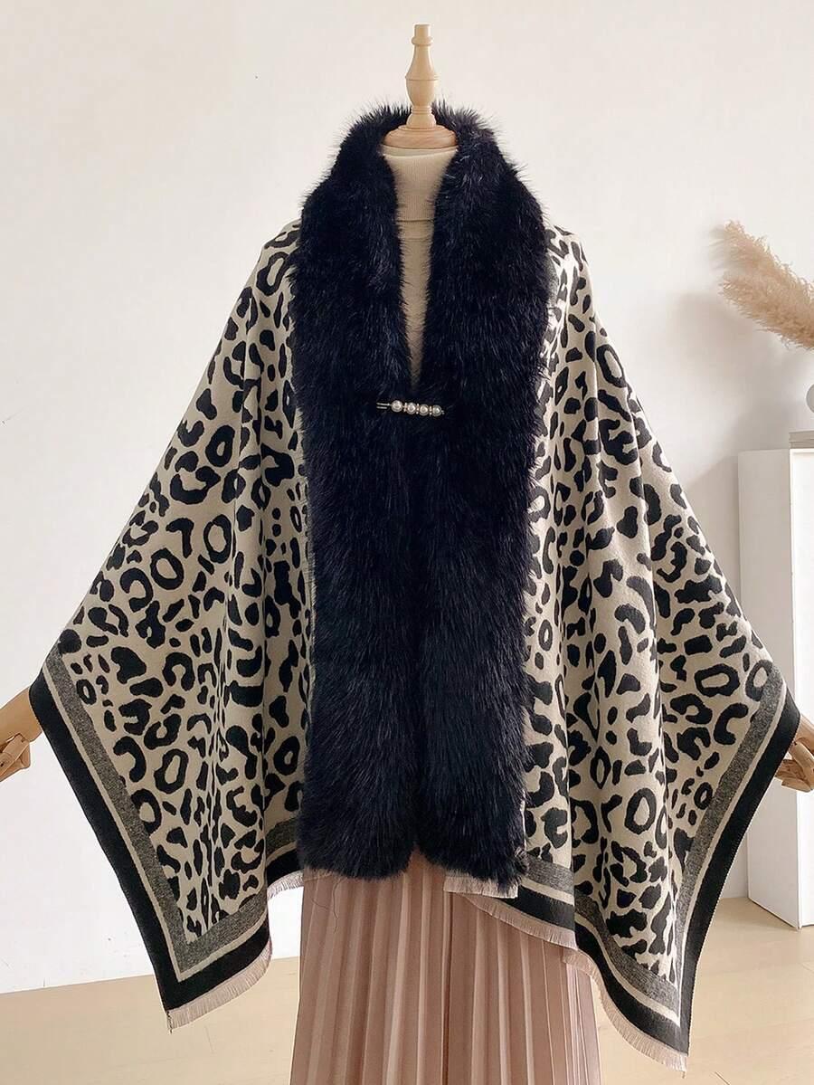 szal animal print
