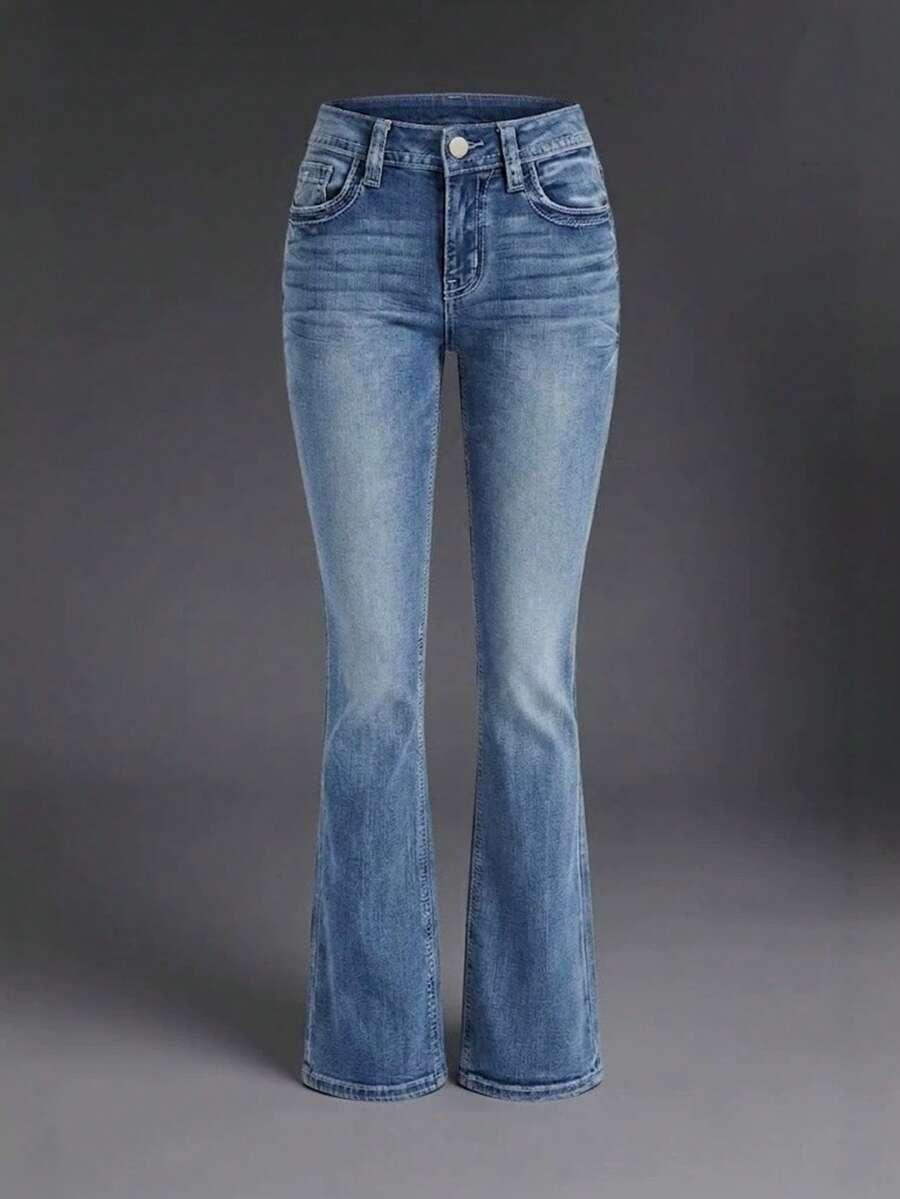 NIEBIESKIE SPODNIE JEANS