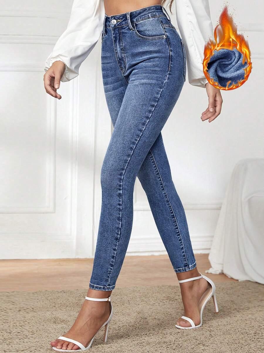 NIEBIESKIE SPODNIE JEANS
