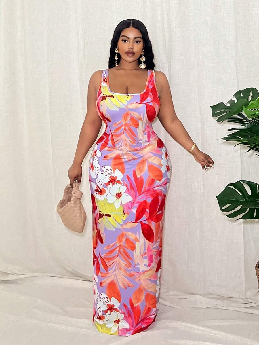 maxi sukienka print