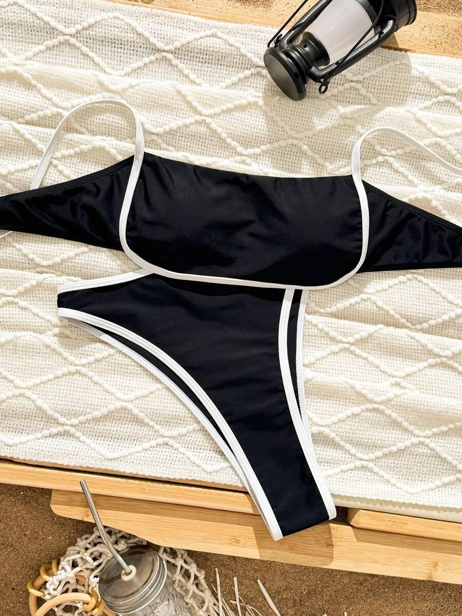 CZARNY STRÓJ KĄPIELOWY bikini