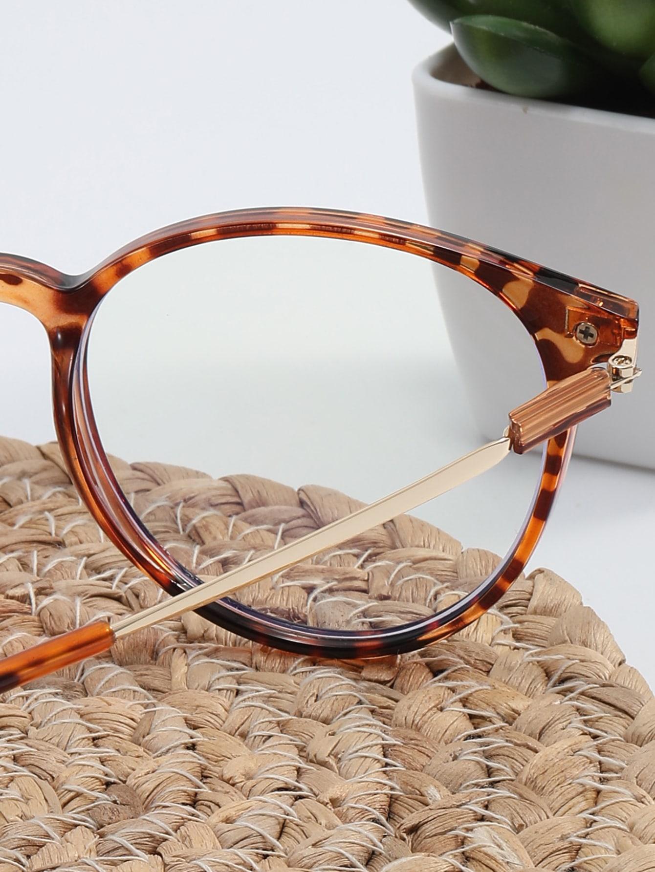 okulary zerówki ANIMAL PRINT