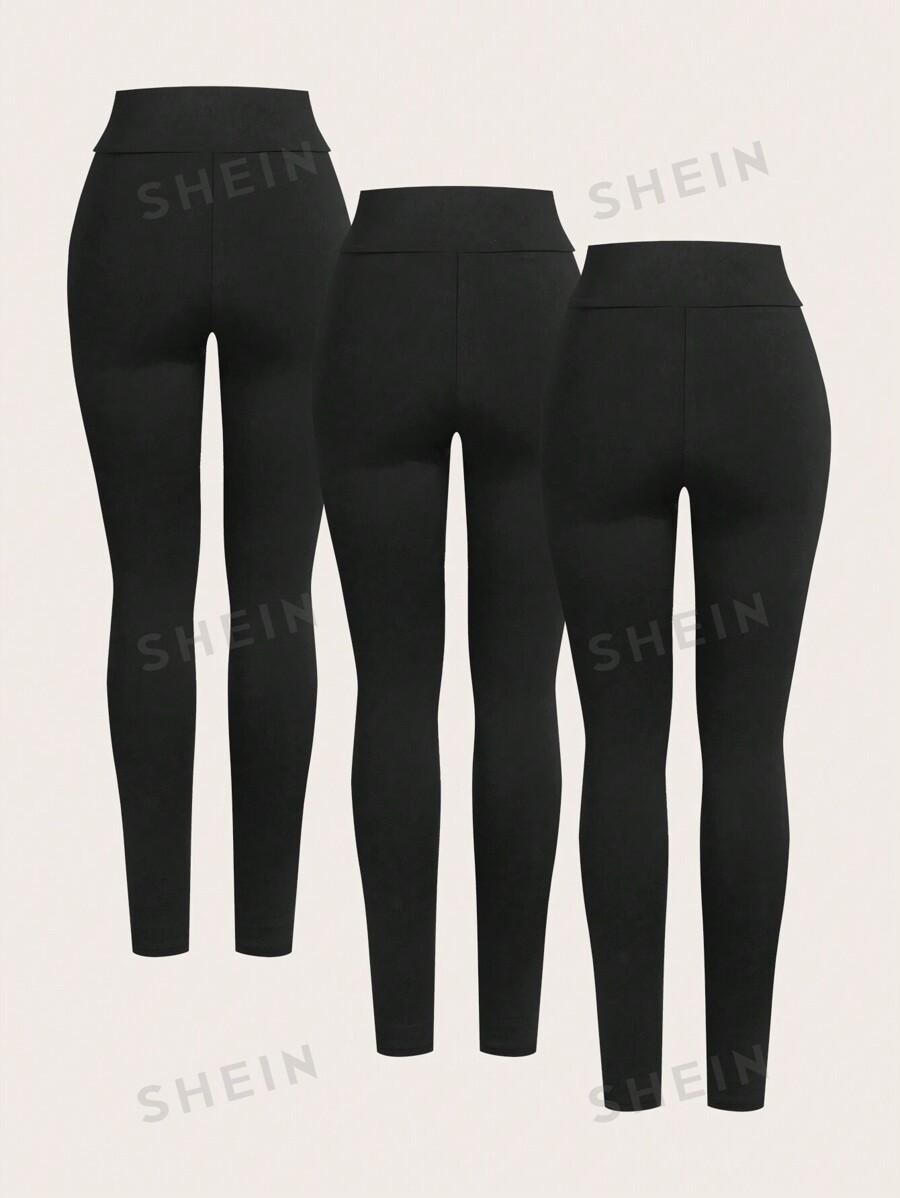 CZARNE KLASYCZNE LEGGINSY 