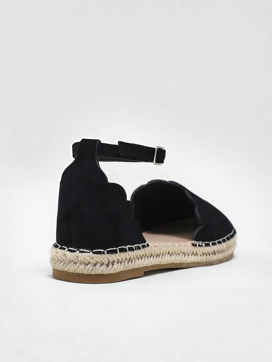 CZARNE ESPADRYLE PLATFORMA 