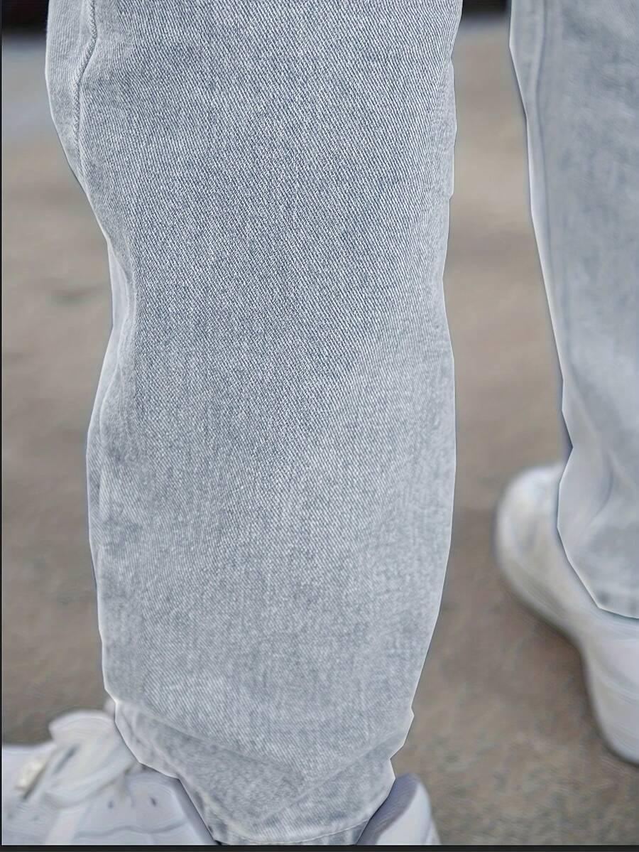 NIEBIESKIE JEANSY KIESZENIE 