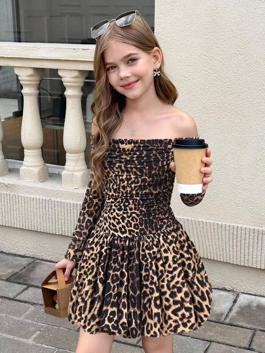 mini sukienka animal print