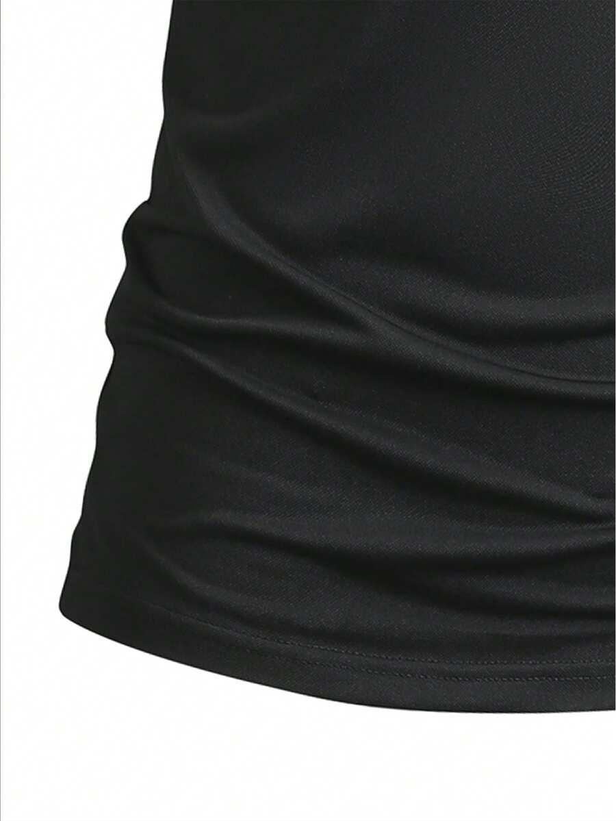 CZARNA KOSZULKA POLO