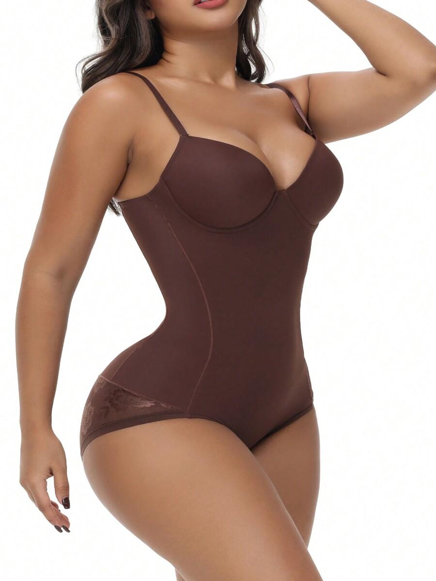 BRĄZOWE BODY KORONKA 