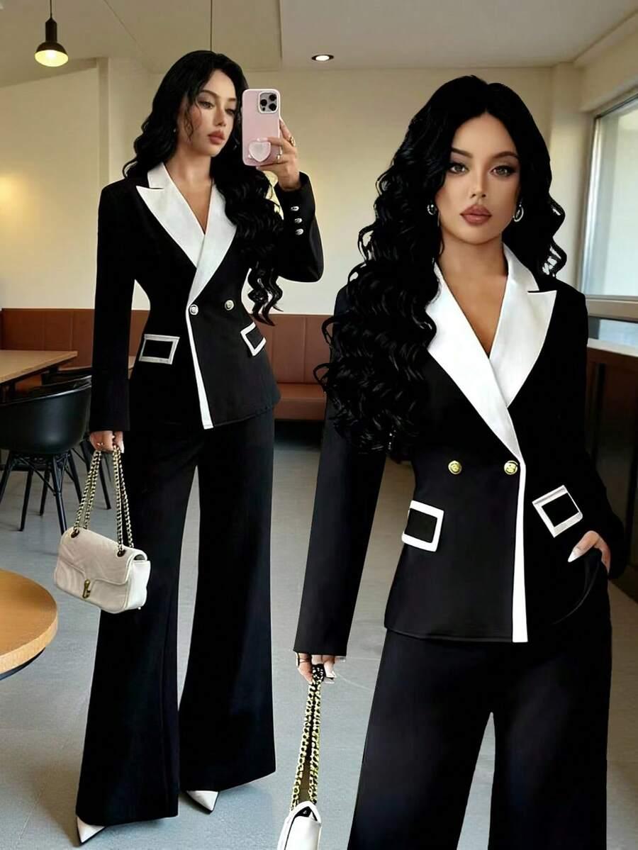 czarne eleganckie spodnie
