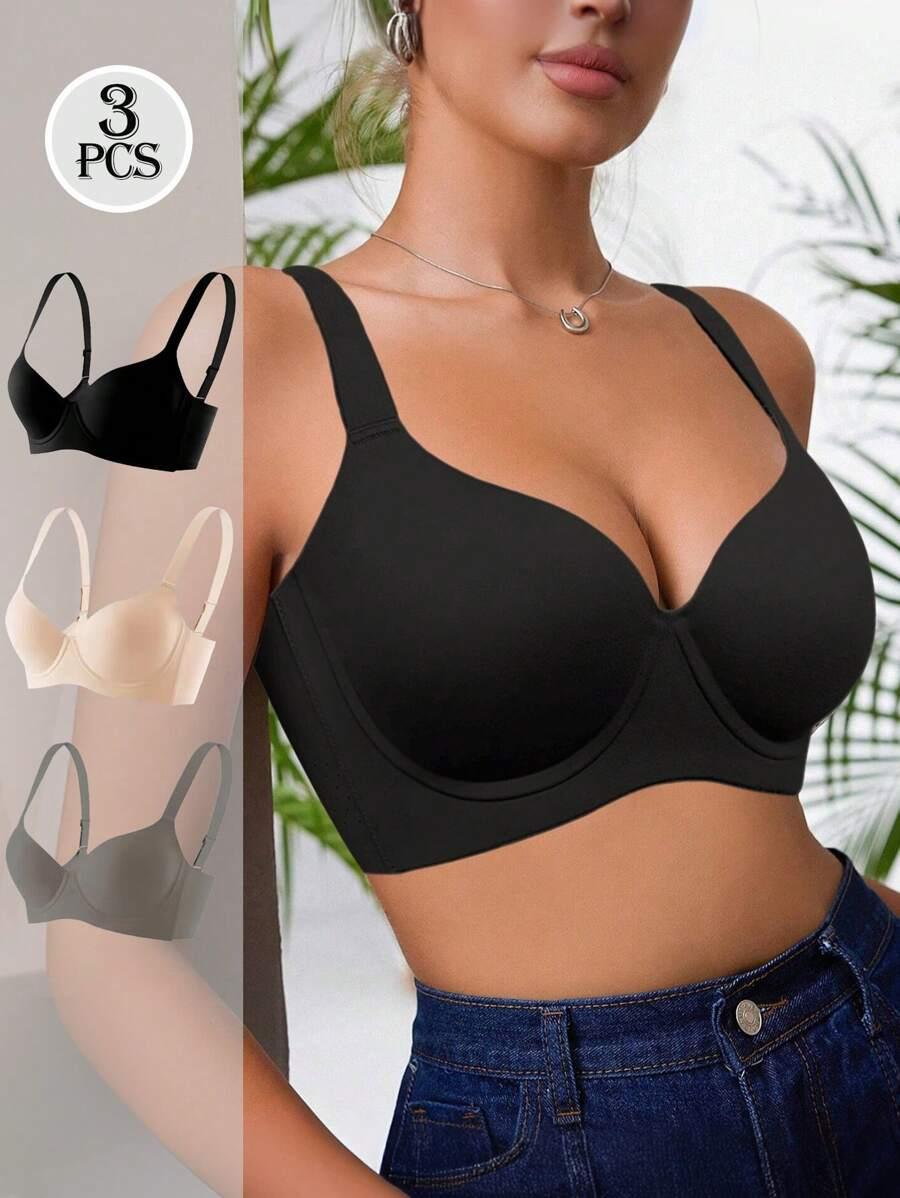 BEZSZWOWY BIUSTONOSZ 3-PACK