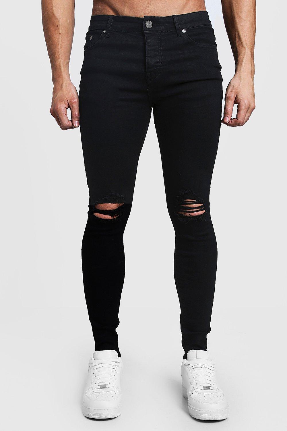 spodnie jeans super skinny ripped