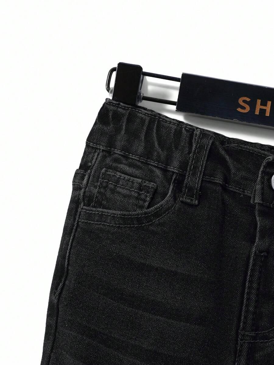 czarne spodnie jeans