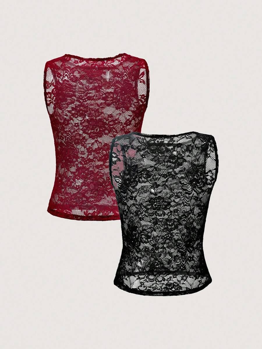 KORONKOWA BLUZKA 2-PACK