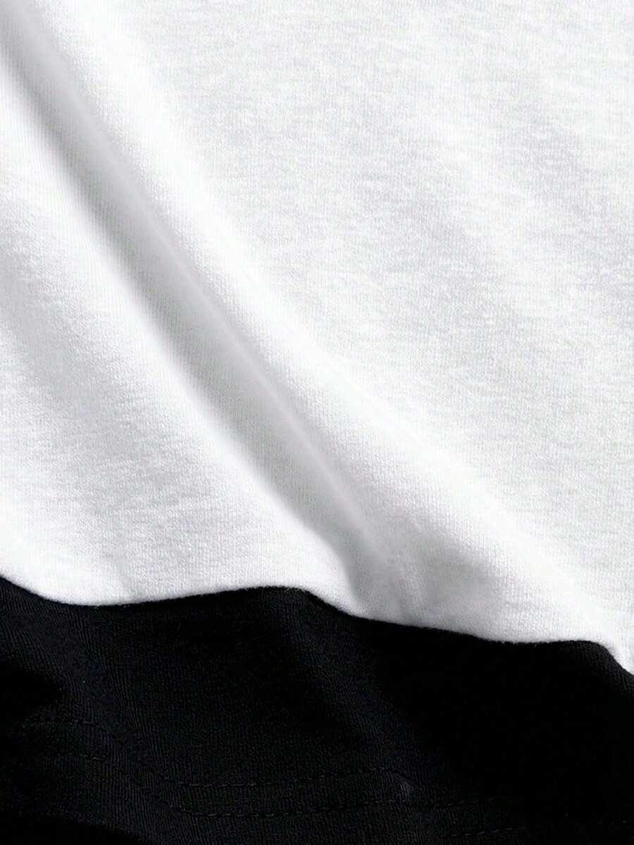 bluzka 2w1 kontrast