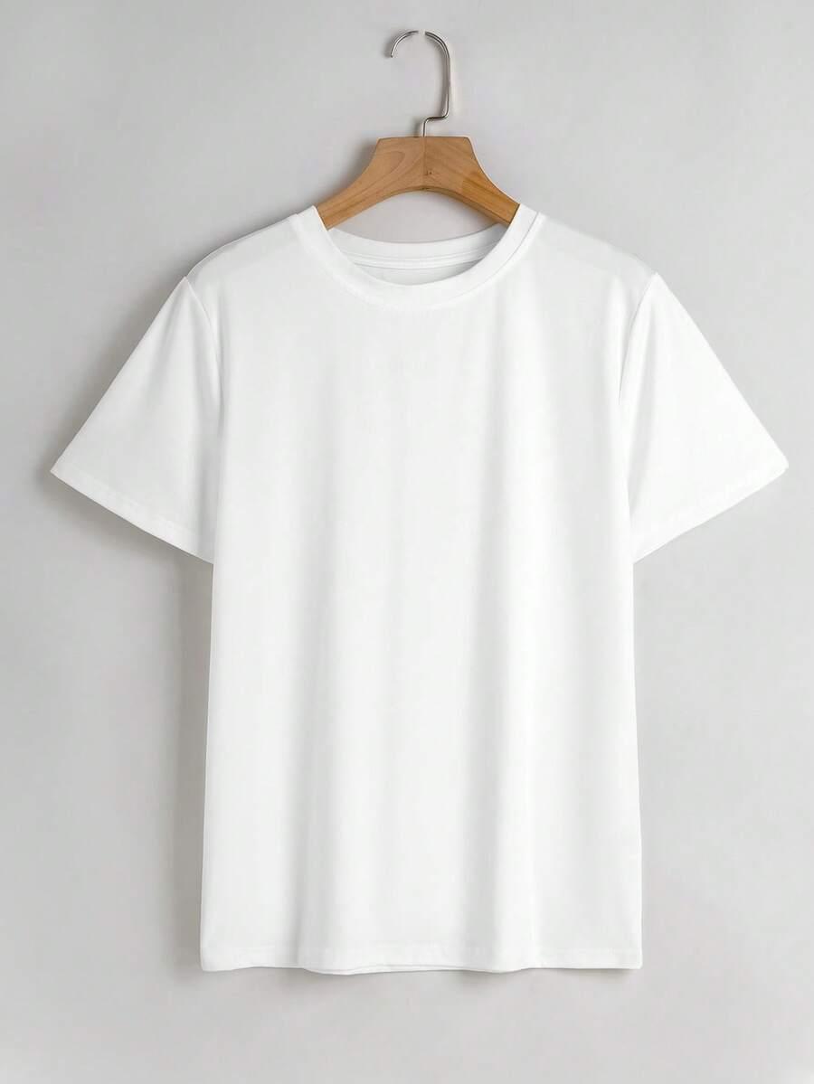 BIAŁY T-SHIRT PRINT