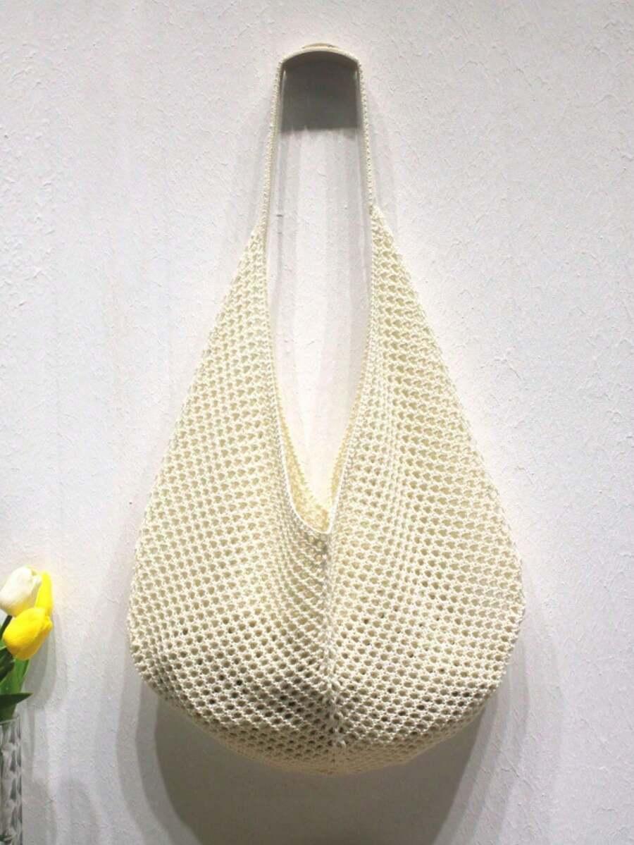kremowa torba na ramię