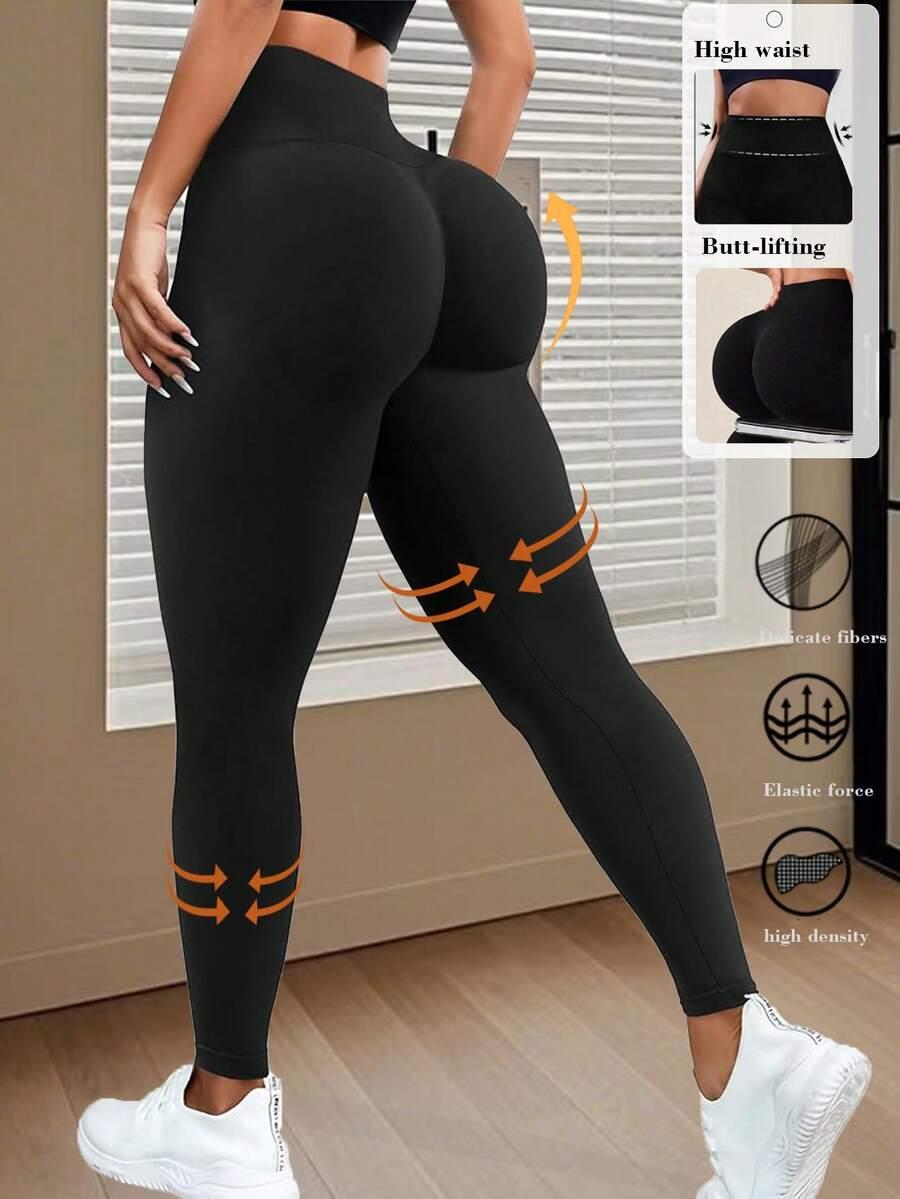czarne klasyczne legginsy