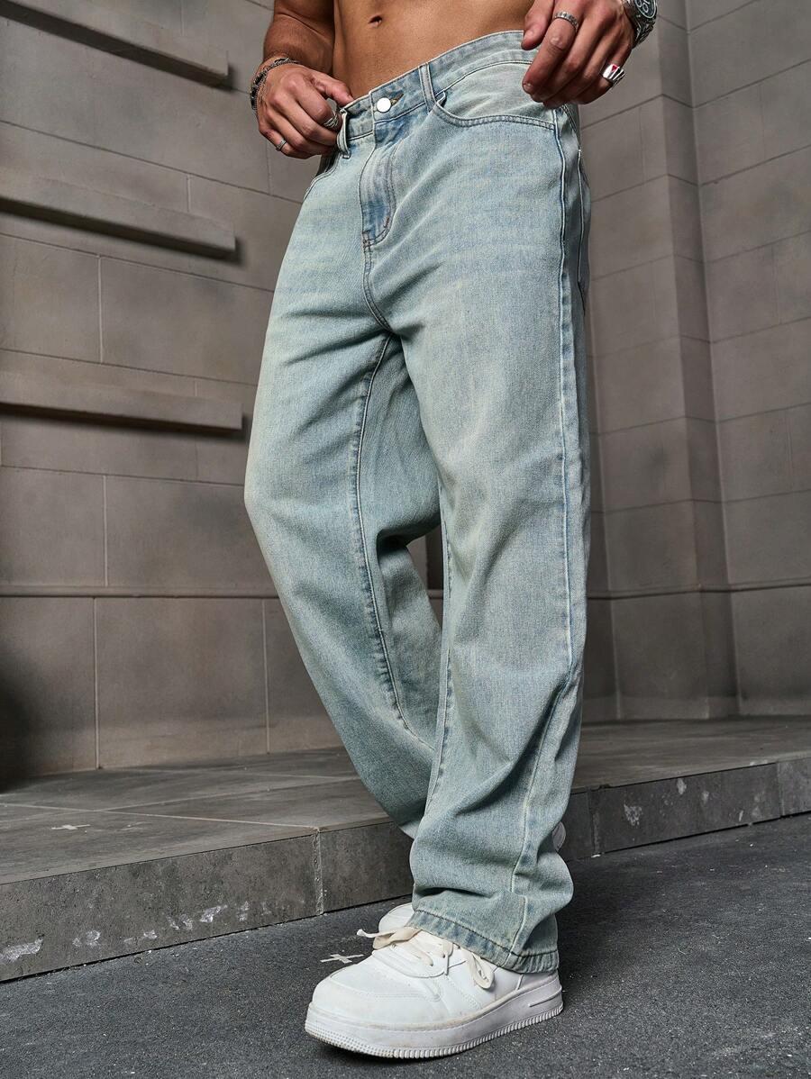 proste spodnie jeans