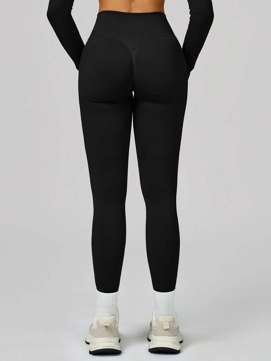 CZARNE LEGGINSY WYSOKI STAN