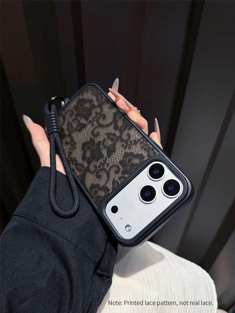 czarne etui na telefon iphone 16 pro