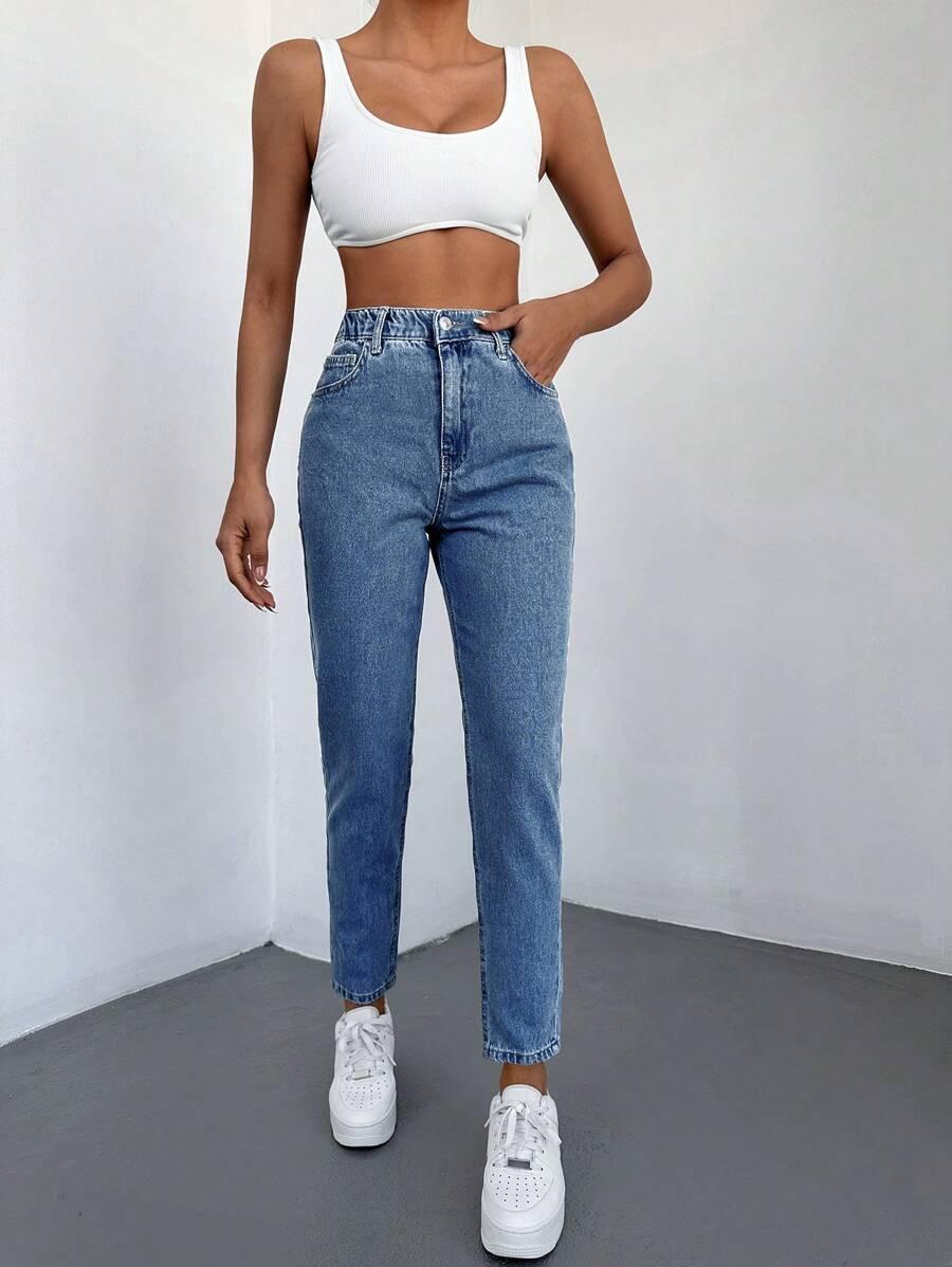 SPODNIE JEANS RURKI