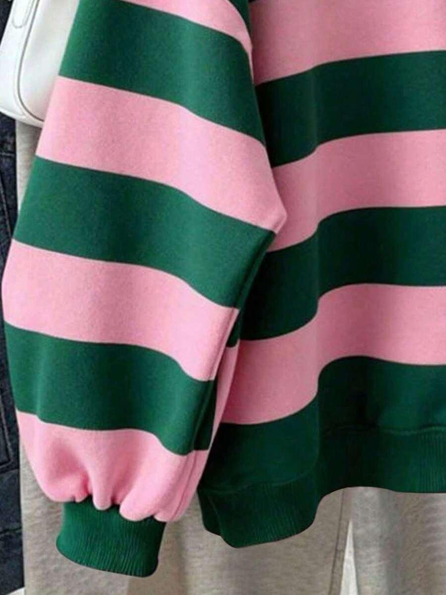 luźna bluza paski